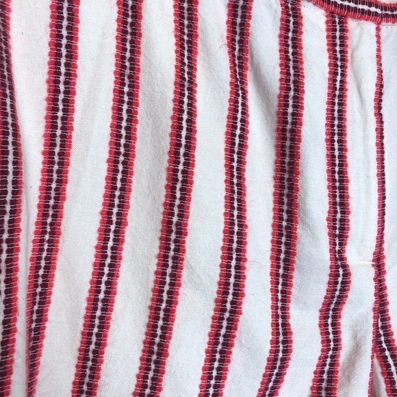 Loft Red Striped Shorts Size 4 NWT - Picture 3 of 6